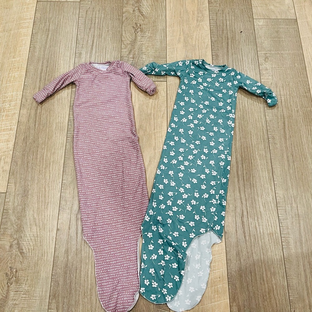 Newborn Girls Sleep Sack Set